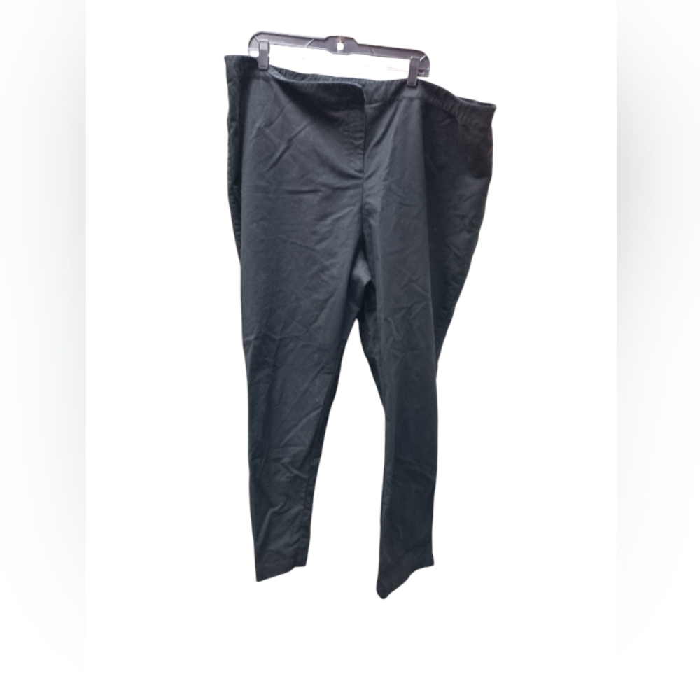 J. Jill Black Tapered Trousers with Elastic Waistband